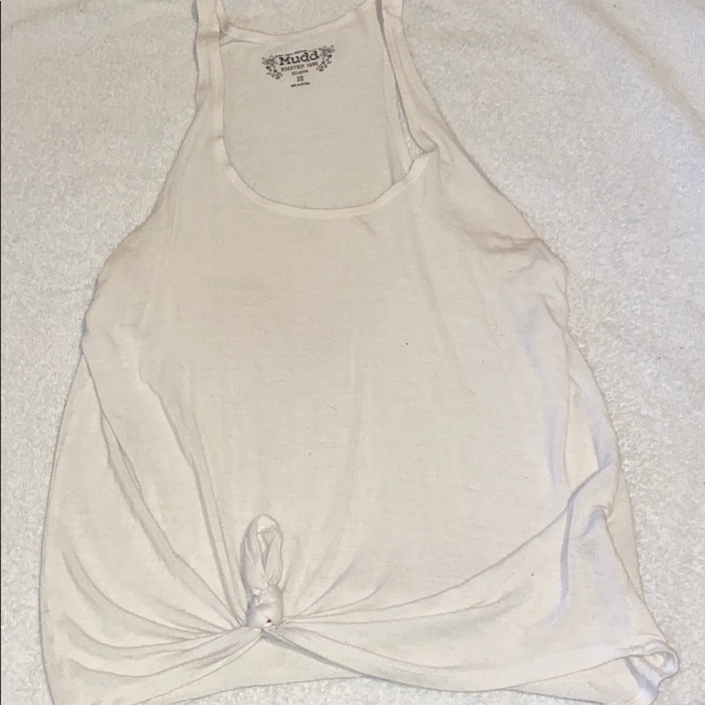 Miss White Relaxed Tank